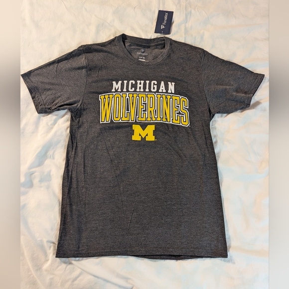 Michigan Wolverines T-Shirt Men’s Size Small Blue Fanatics NWT S - Picture 1 of 5
